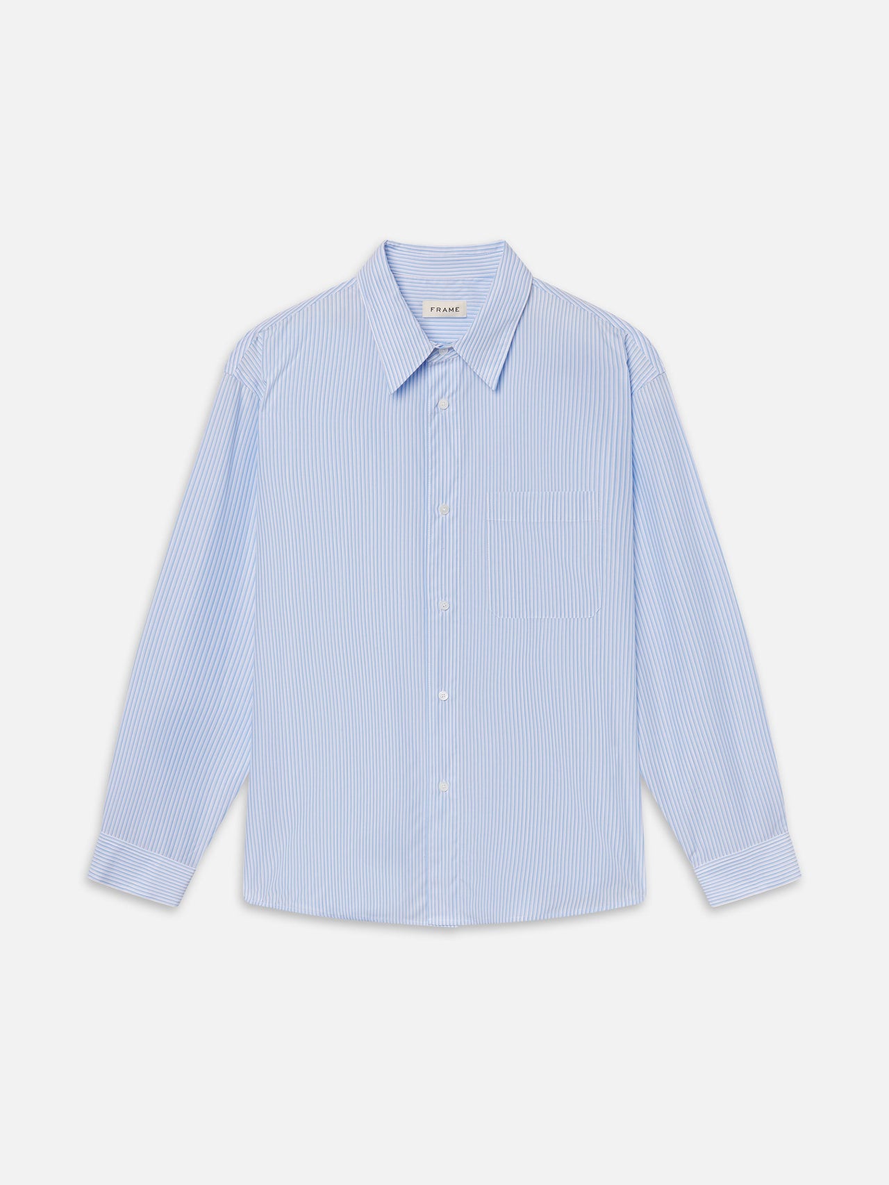 FRAME MENS RELAXED SHIRT - BLUE STRIPE