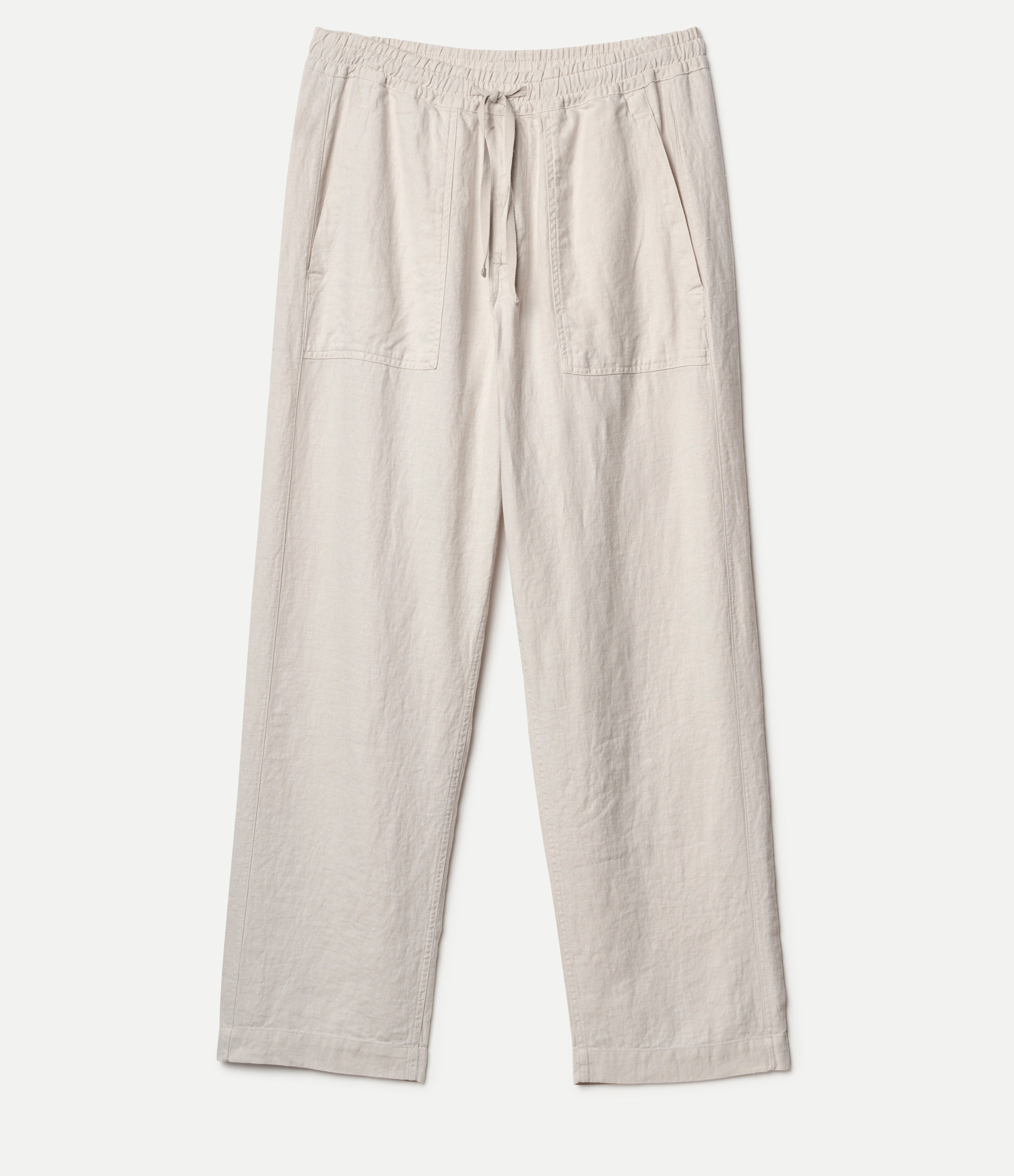 MERZ B. SCHWANEN UNISEX LINEN DRAWSTRING WORKER'S PANTS - 2 COLORS
