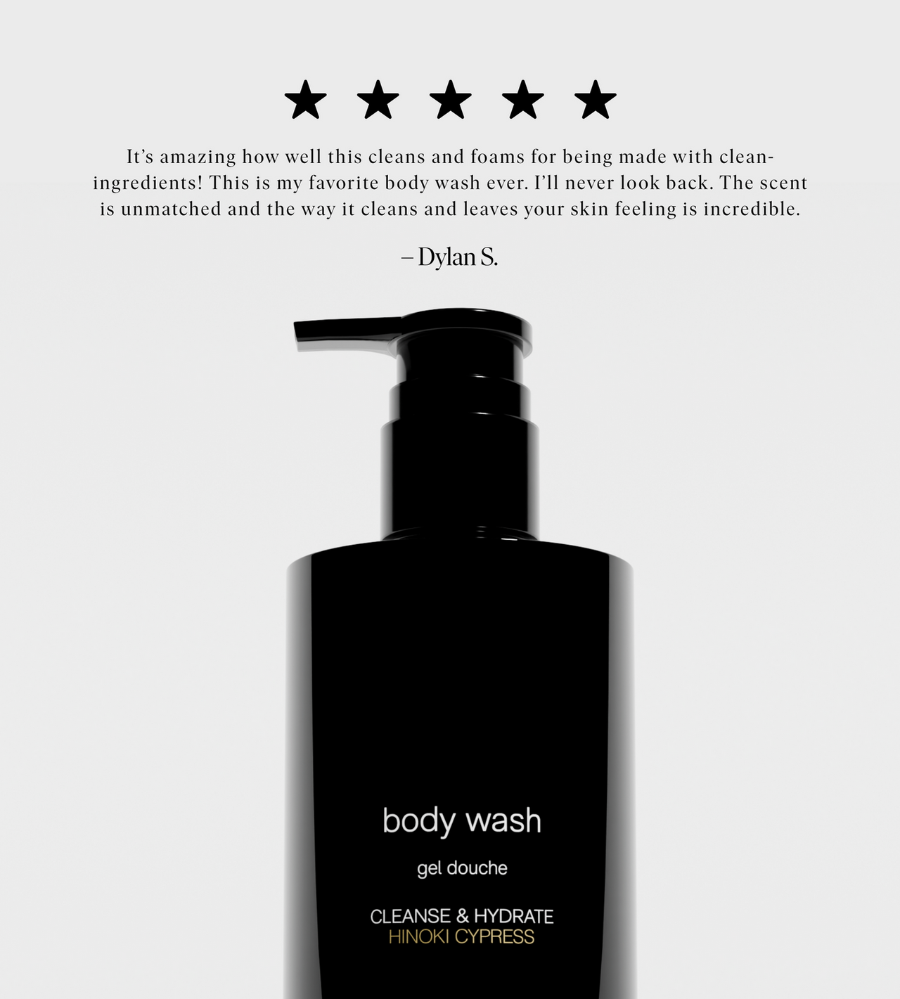 JACK HENRY HINOKI CYPRESS BODY WASH