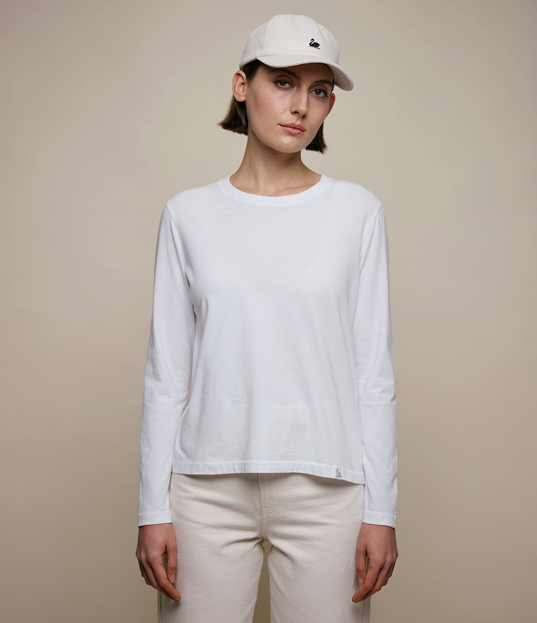 MERZ B. SCHWANEN GOOD BASICS WOMEN'S LONGSLEEVE ORGANIC PIMA COTTON TEE - 3 COLORS