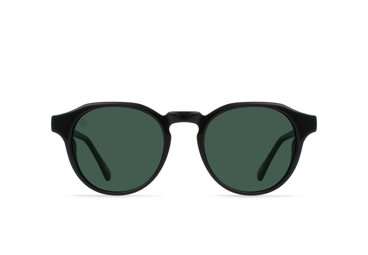 RAEN EXPEDITION REMMY SUNGLASSES - RECYCLED BLACK/EXPEDITION GREEN