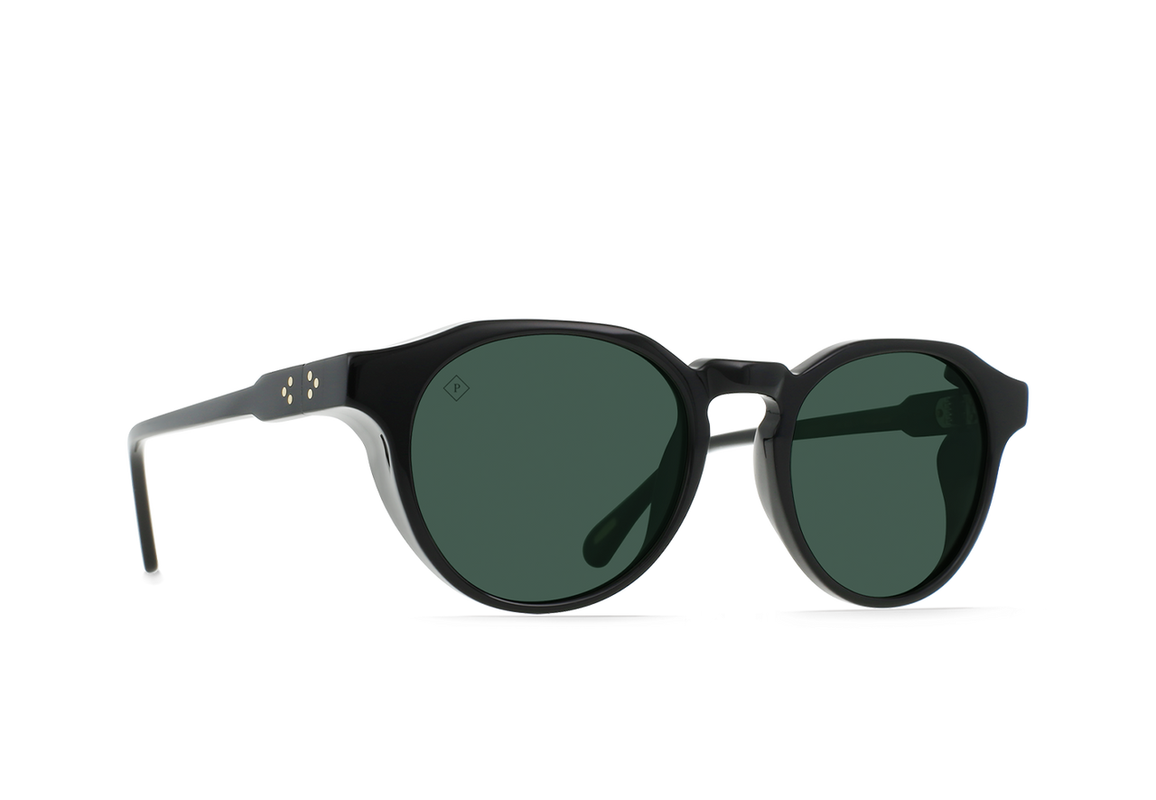 RAEN EXPEDITION REMMY SUNGLASSES - RECYCLED BLACK/EXPEDITION GREEN