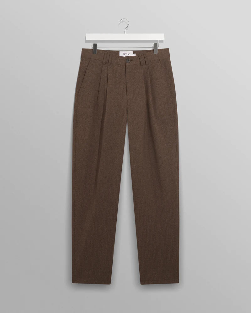 WAX LONDON RALEIGH PLEAT TROUSER  - 2 COLORS