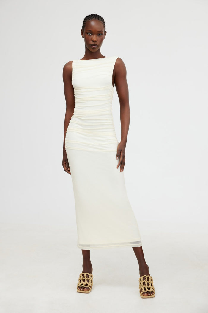 SIGNIFICANT OTHER SARIA MIDI DRESS - OAT