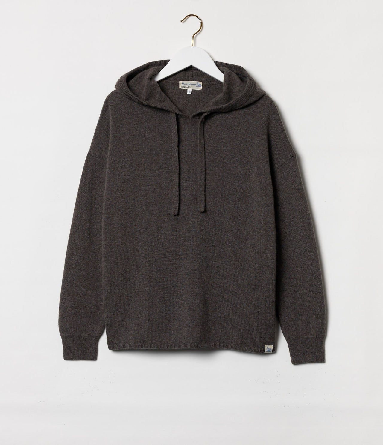 MERZ B. SCHWANEN WOMENS MERINO WOOL-CASHMERE-SILK HOODIE - 2 COLORS