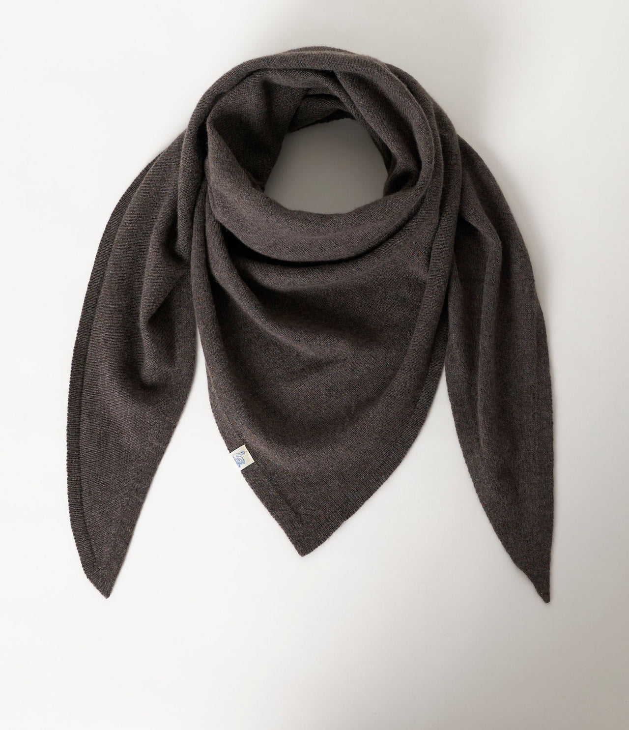 MERZ B. SCHWANEN MERINO-CASHMERE-SILK TRIANGLE SCARF - 4 COLORS