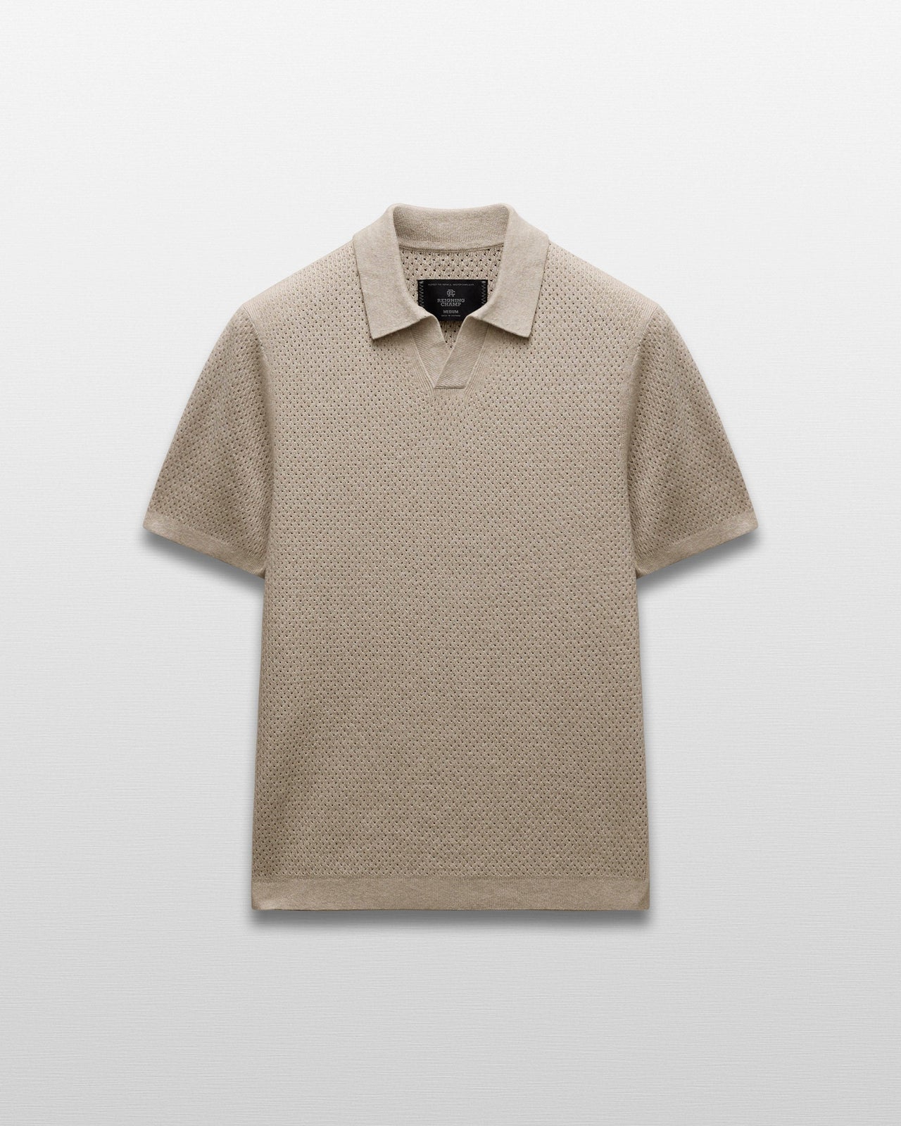 REIGNING CHAMP COTTON LINEN VICTOR POLO - 4 COLORS