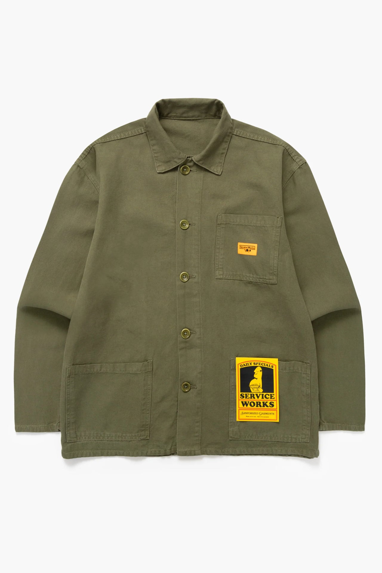 SERVICE WORKS CANVAS CHORE SHIRT - 2 COLORS