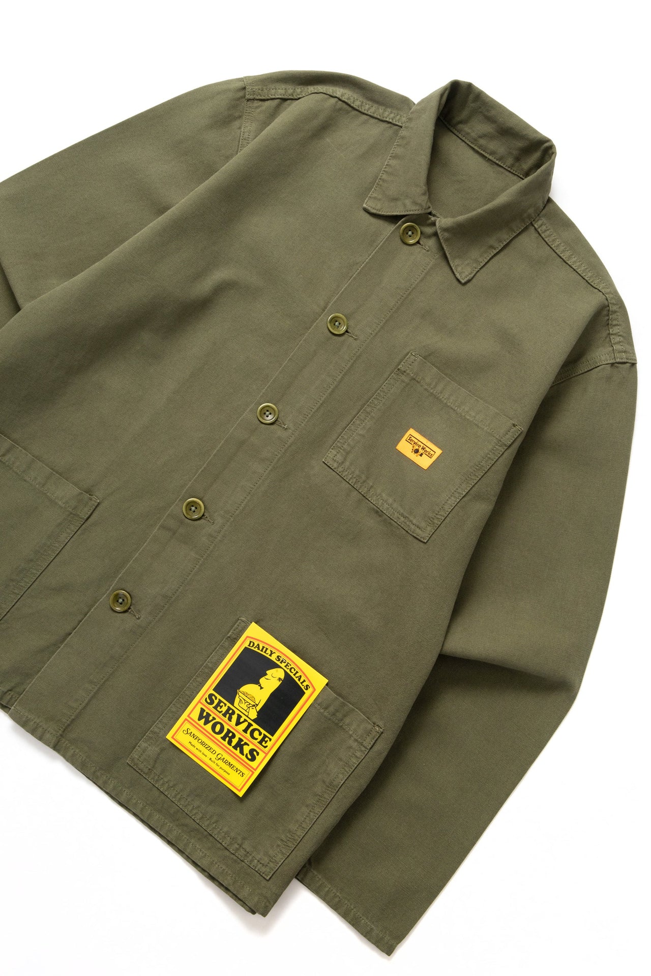 SERVICE WORKS CANVAS CHORE SHIRT - 2 COLORS