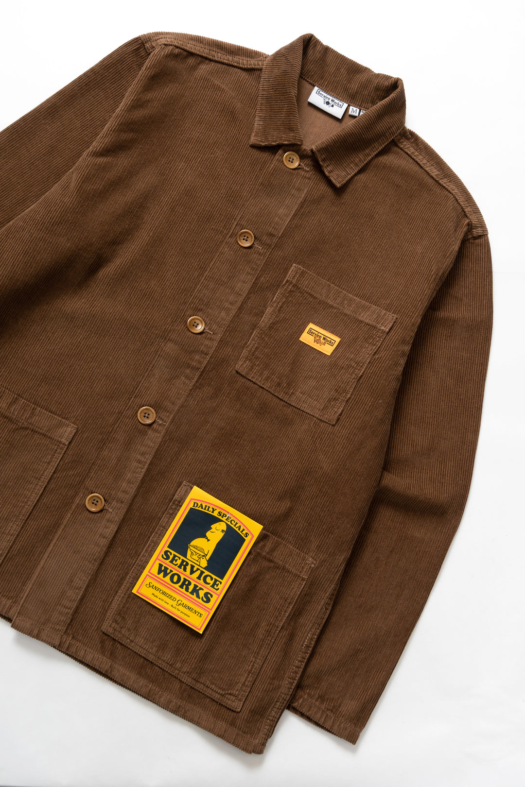SERVICE WORKS CORDUROY CHORE SHIRT - 2 COLORS