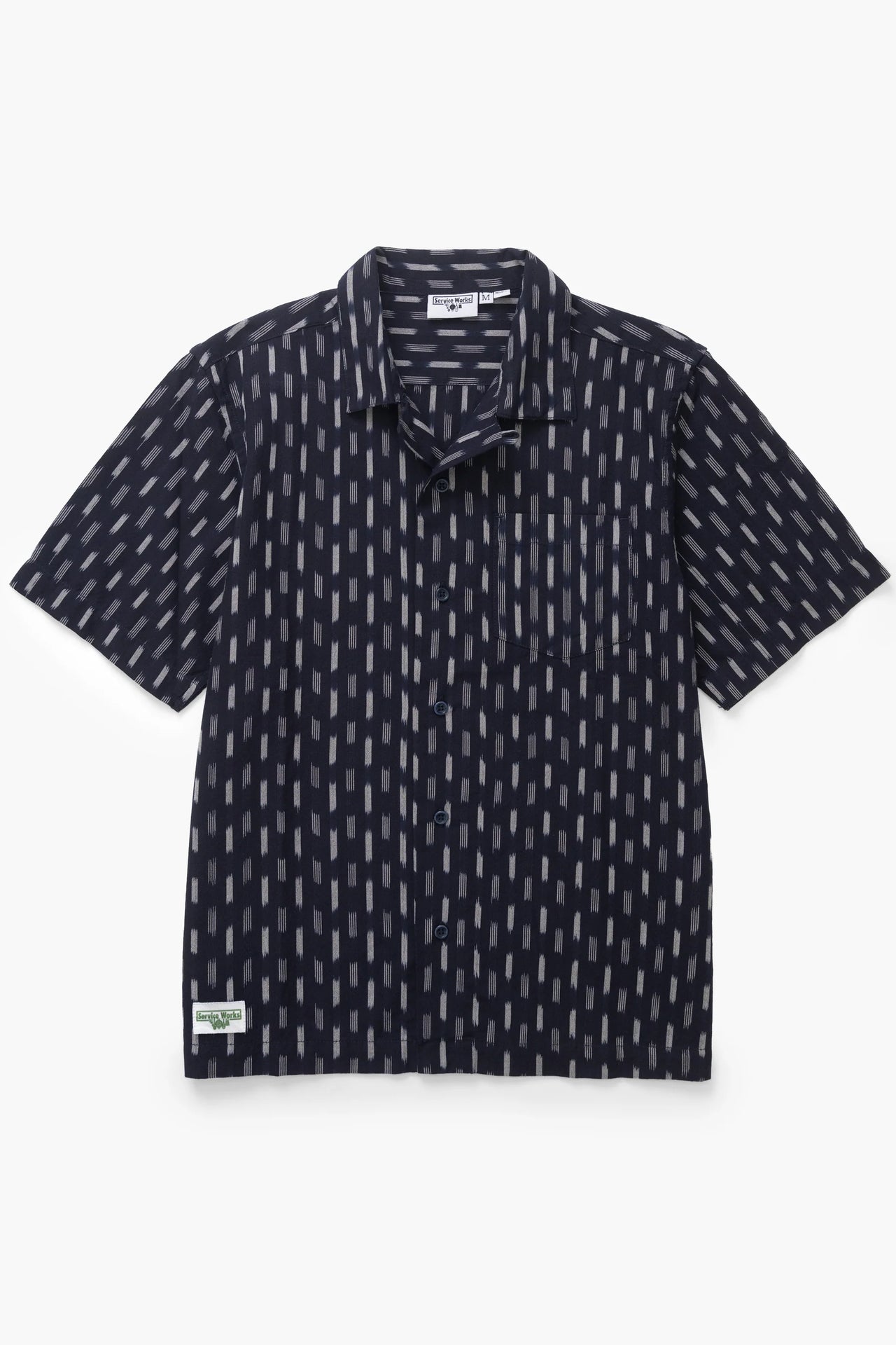 SERVICE WORKS IKAT SHIRT - NAVY