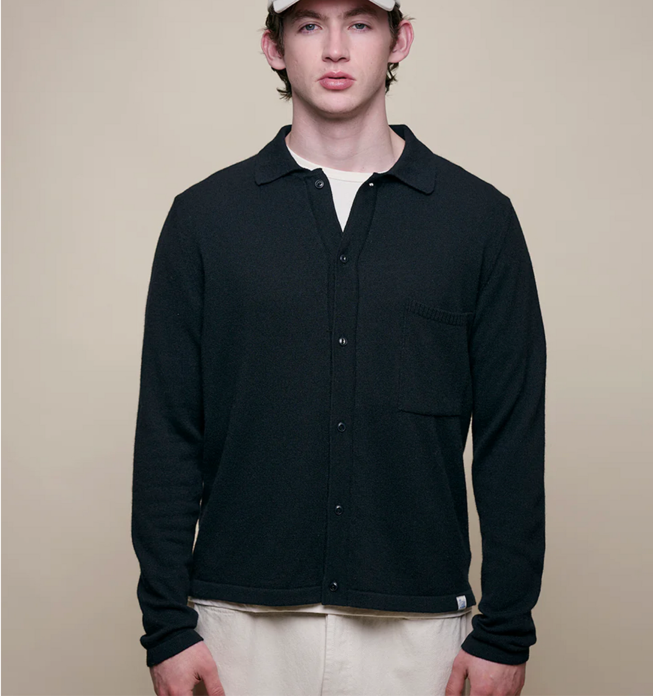 MERZ B. SCHWANEN MERINO WOOL/CASHMERE/SILK LONGSLEEVE SHIRT - 2 COLORS