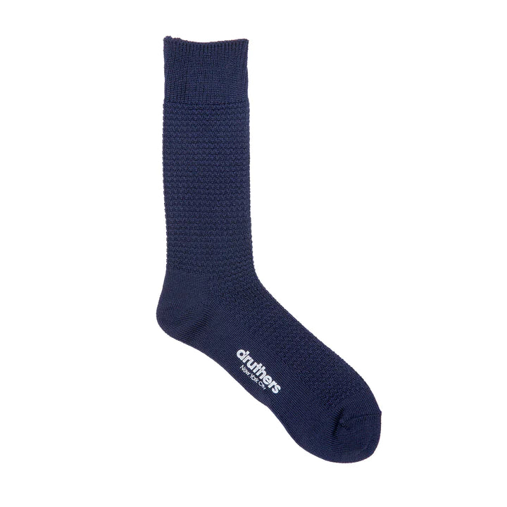 DRUTHERS MERINO WOOL WAFFLE SOCK - 6 COLORS