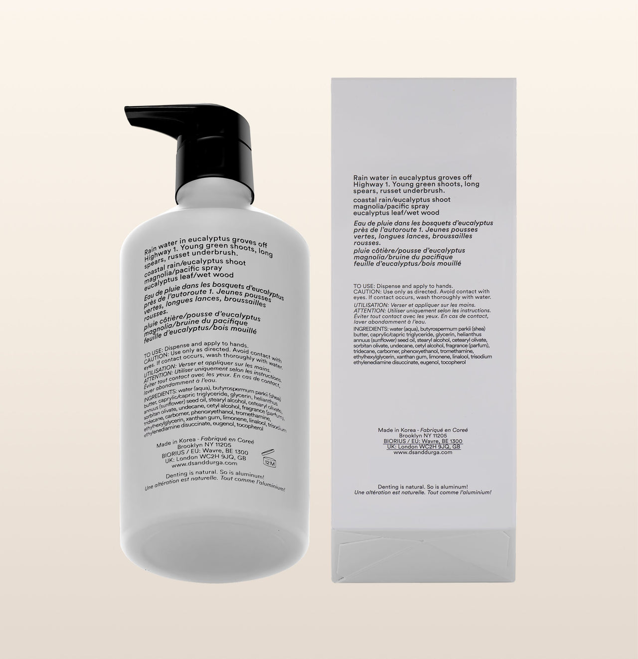 D.S. & DURGA BIG SUR AFTER RAIN HAND LOTION