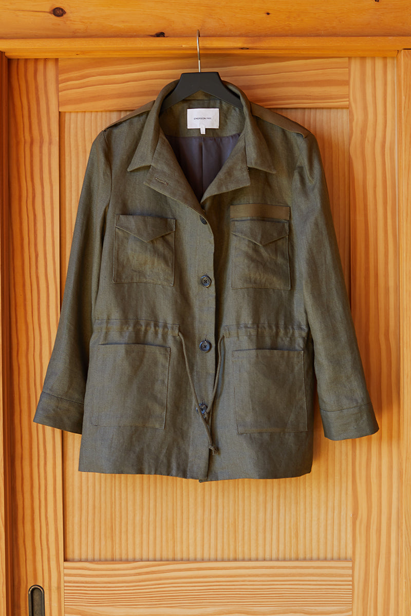 EMERSON FRY LITTLE ARMY JACKET - LINEN