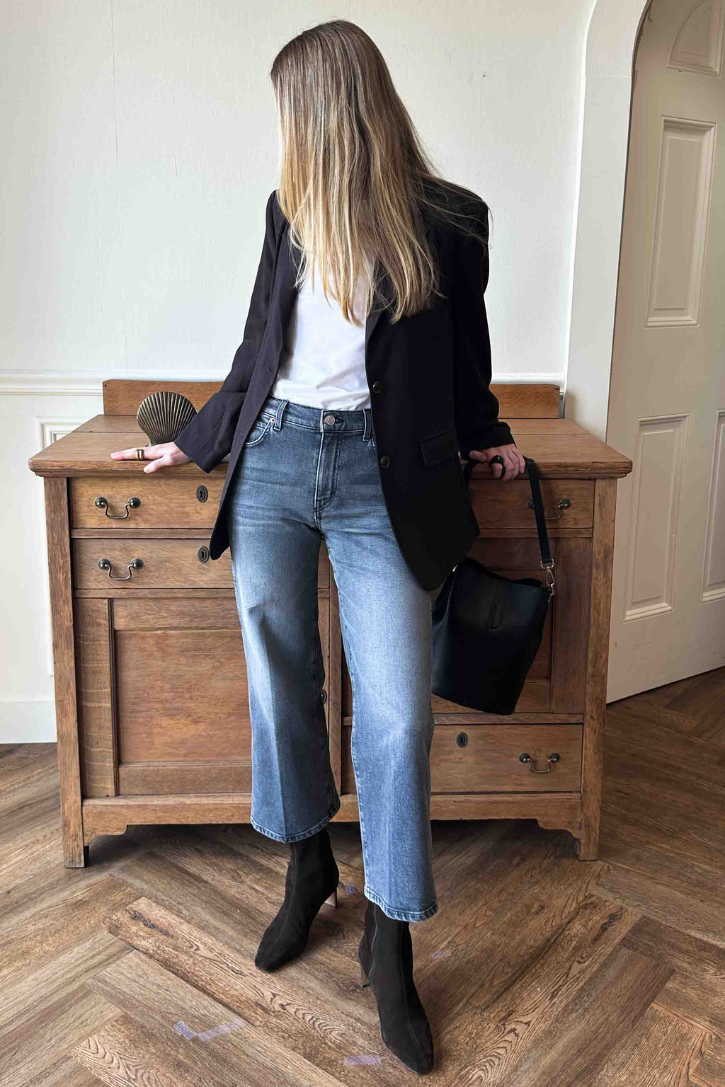 EMERSON FRY THRIFTED GEM ANKLE DENIM - GREY NOVA