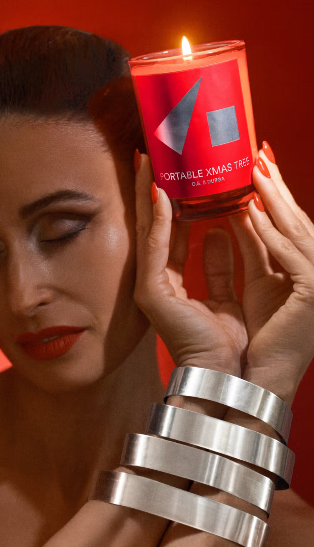 D.S. & DURGA PORTABLE XMAS TREE CANDLE