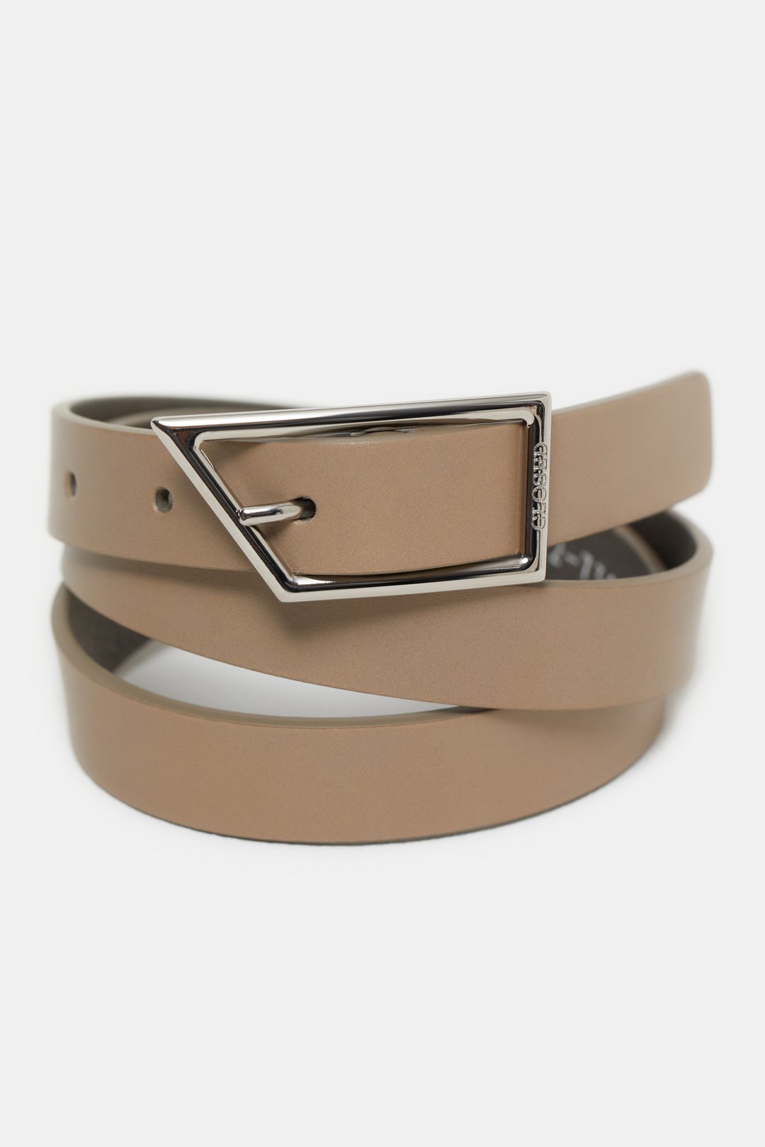 CLOSED WOMENS NARROW LEATHER BELT - 2 COLORS
