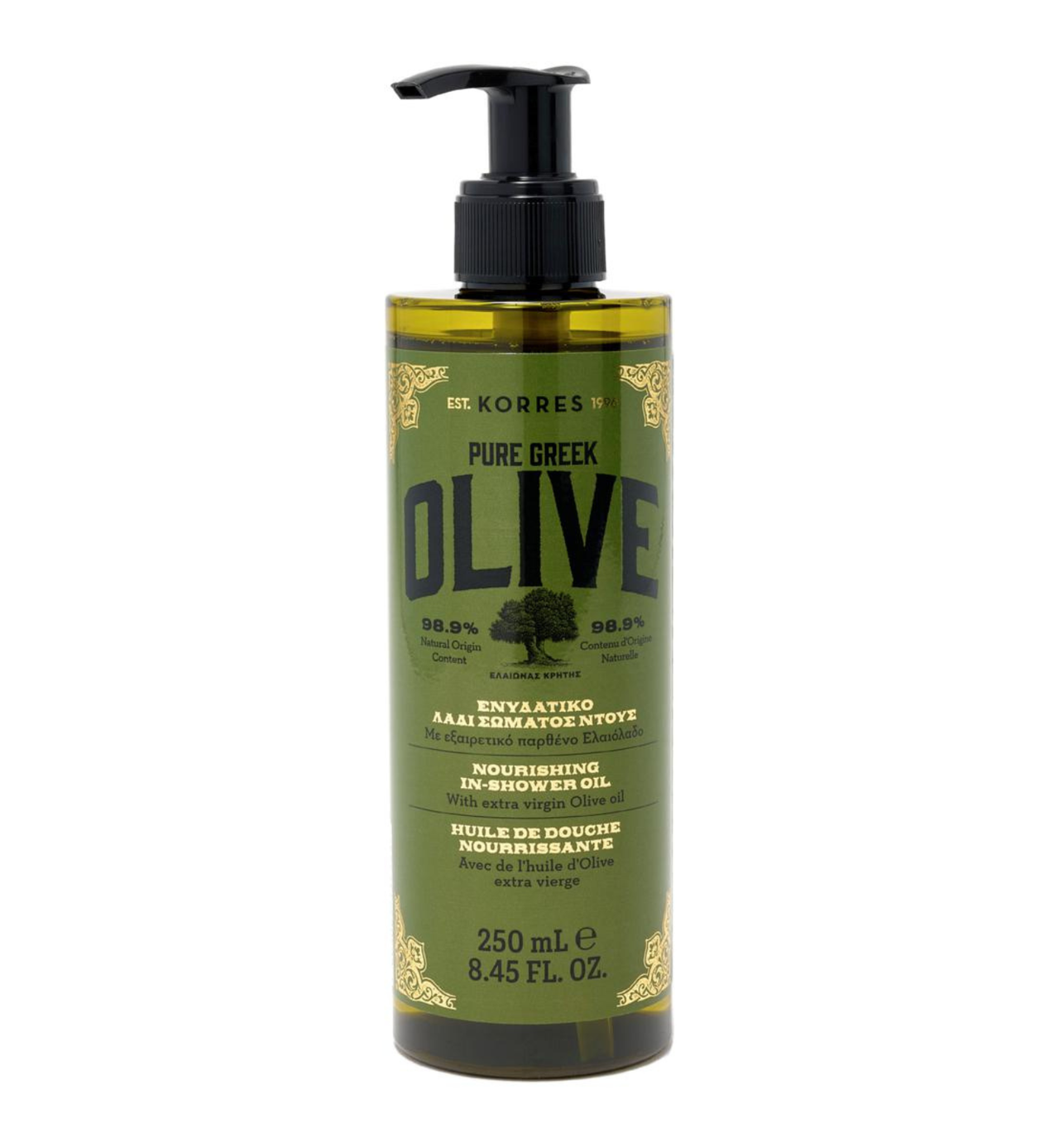 KORRES PURE GREEK OLIVE NOURISHING IN-SHOWER OIL