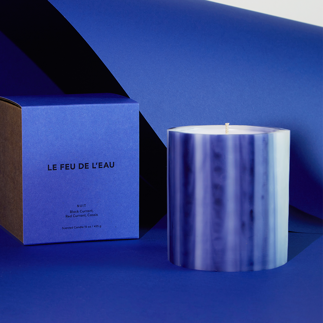 LE FEU DE L'EAU NUIT SCENTED ARTISANAL CANDLE - 2 SIZES