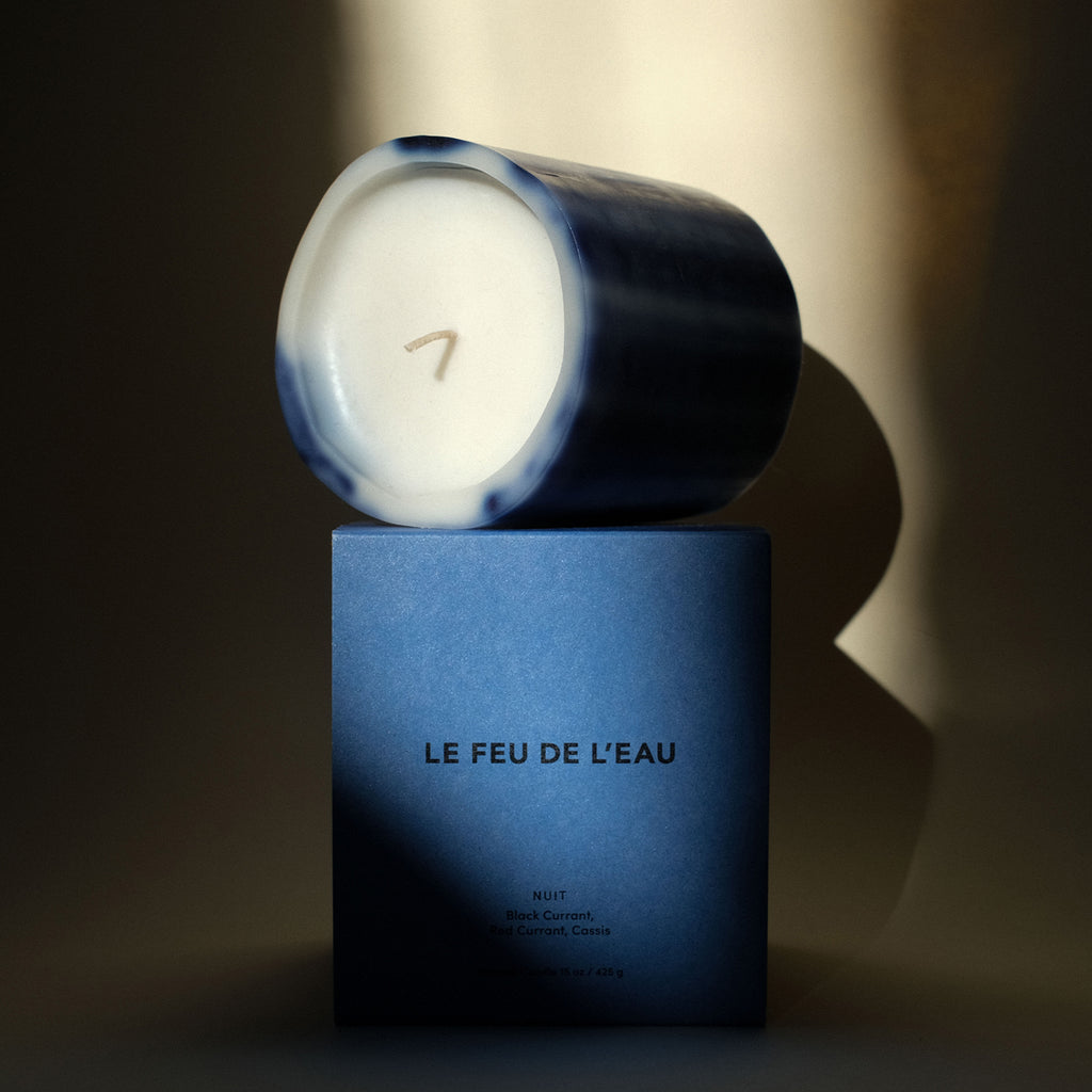 LE FEU DE L'EAU NUIT SCENTED ARTISANAL CANDLE - 2 SIZES