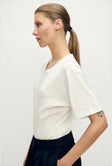 SILK LAUNDRY BODYSUIT TEE - 2 COLORS
