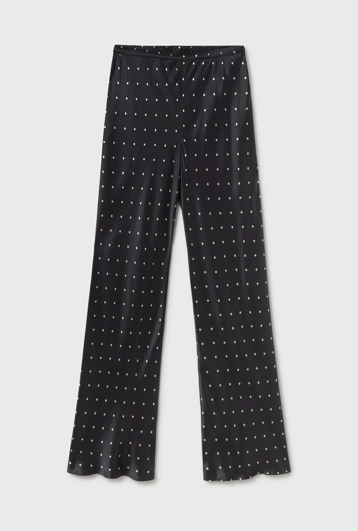 SILK LAUNDRY BIAS CUT PANTS - SMALL POLKA DOT