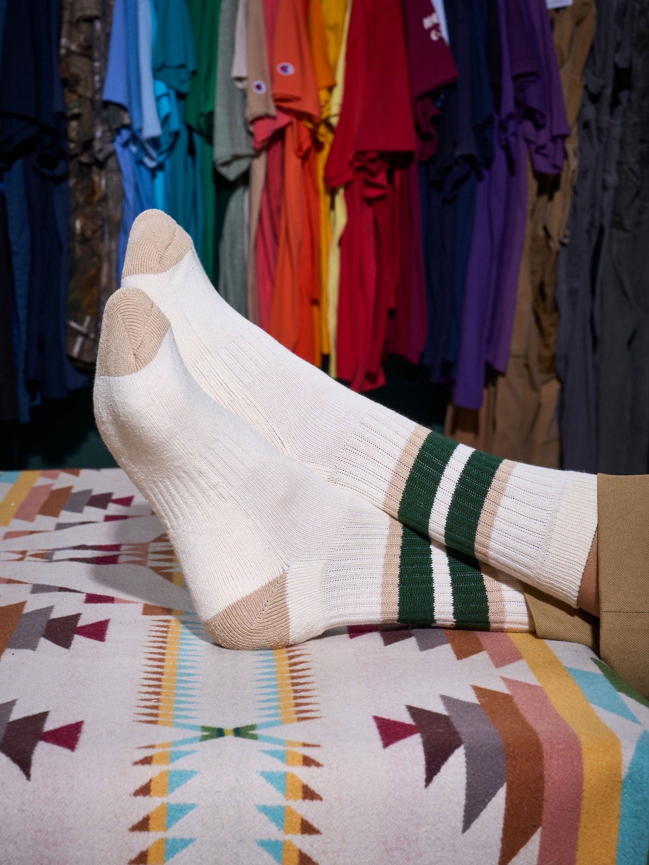 IVY ELLIS MENS CREW LENGTH SOCKS - THE BLACKWELL