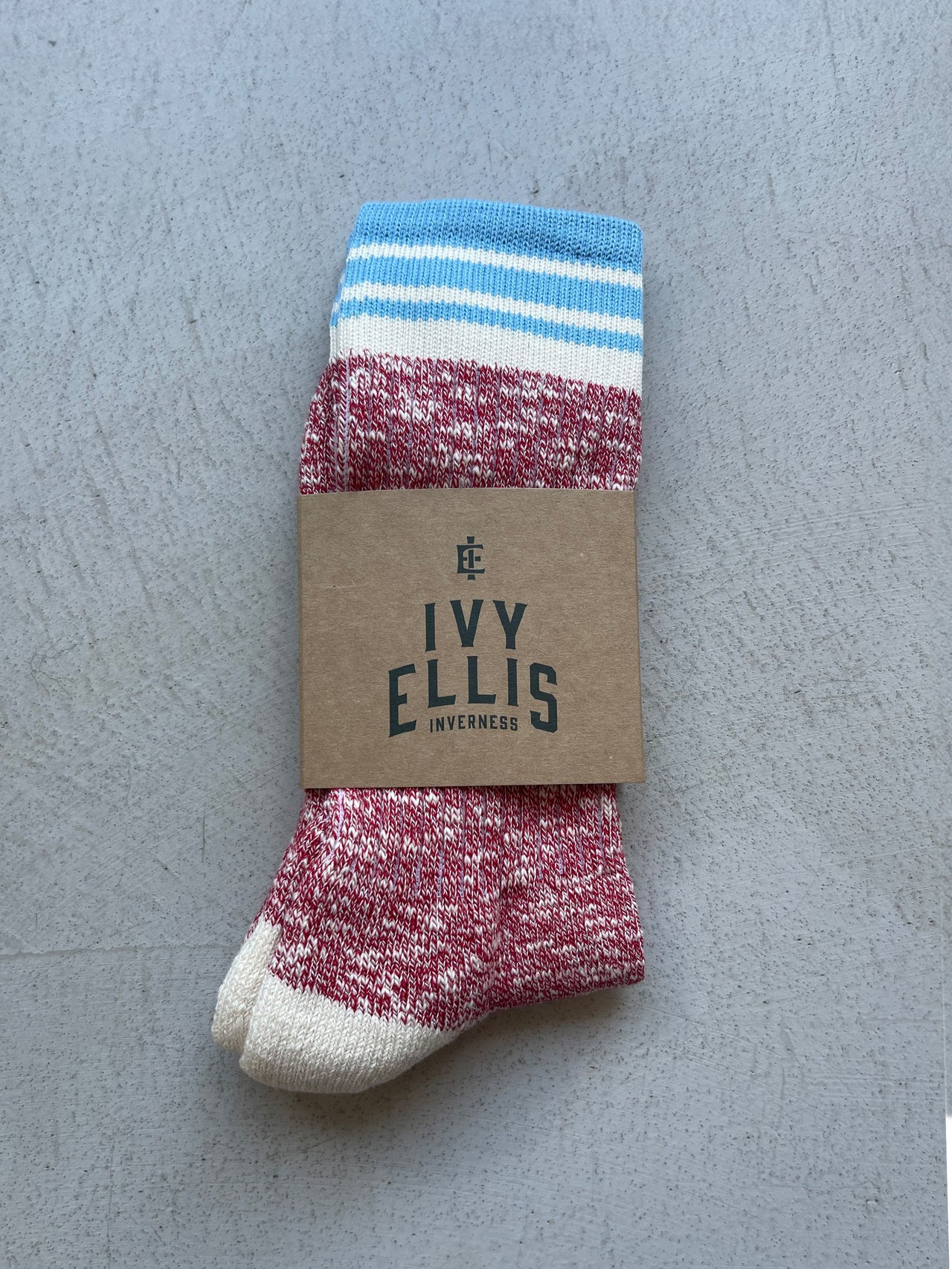 IVY ELLIS MENS CREW LENGTH SOCKS - NAIRN