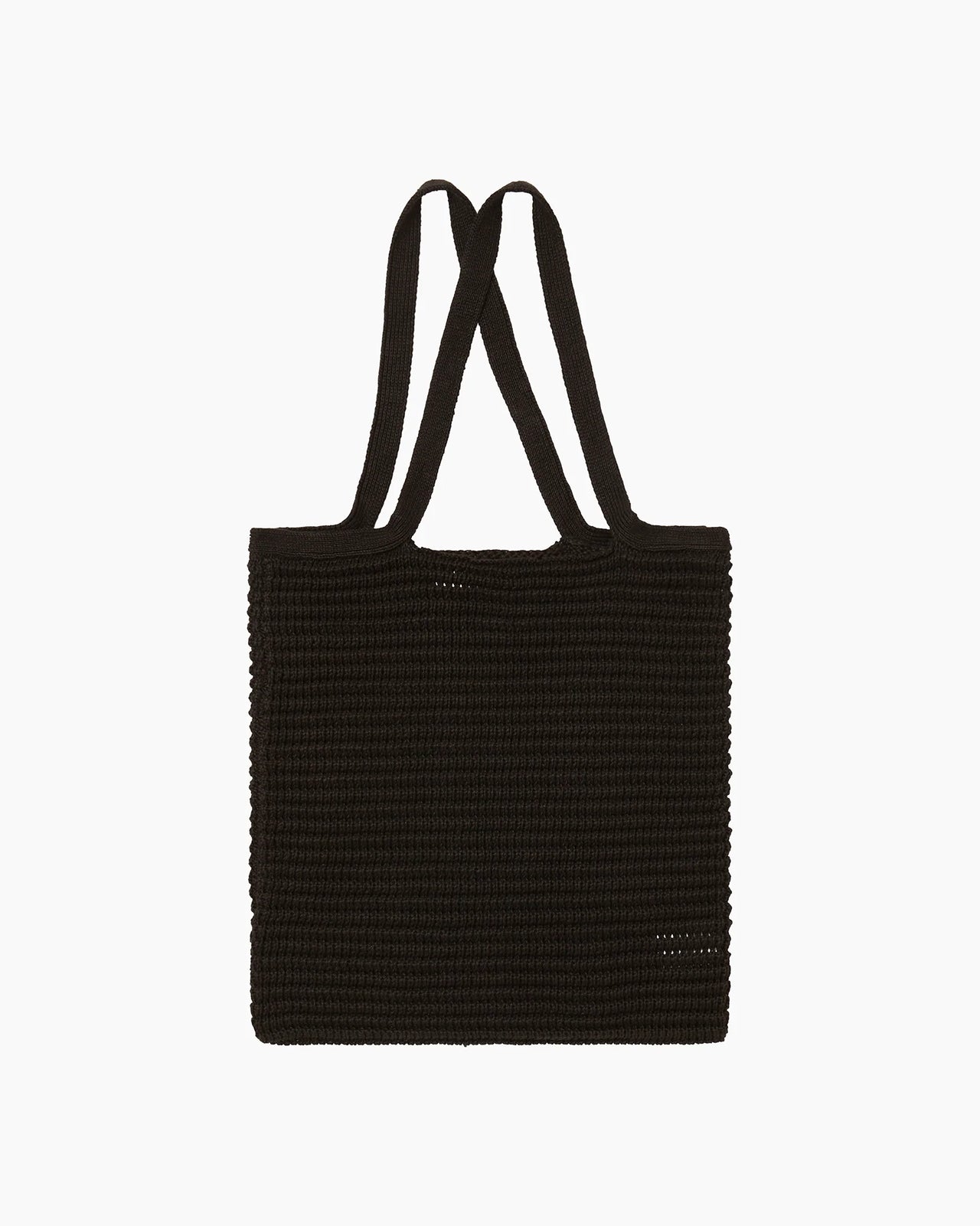 ONIA LINEN KNIT TOTE - BLACK