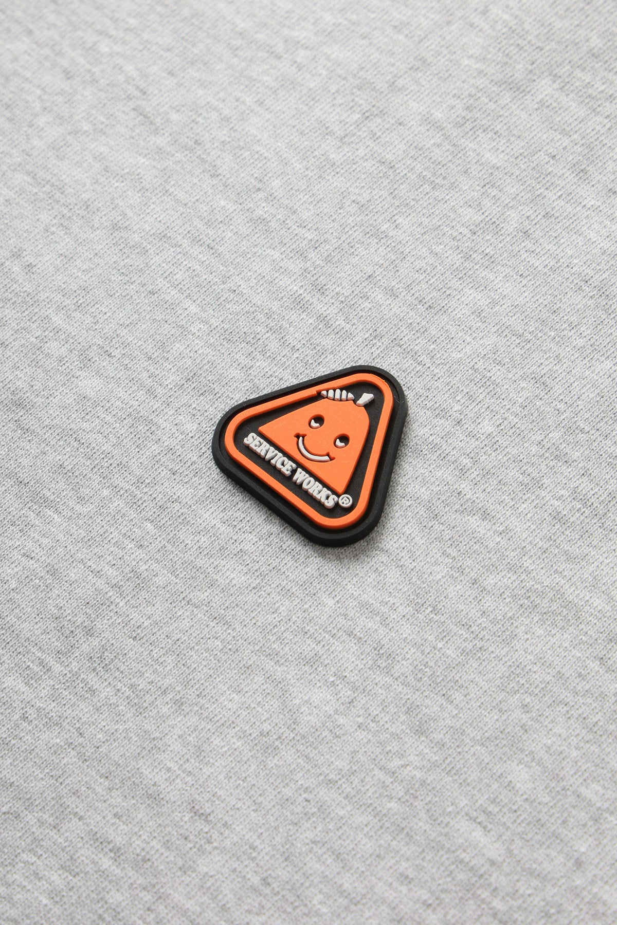 SERVICE WORKS STICKER TEE - HEATHER GREY