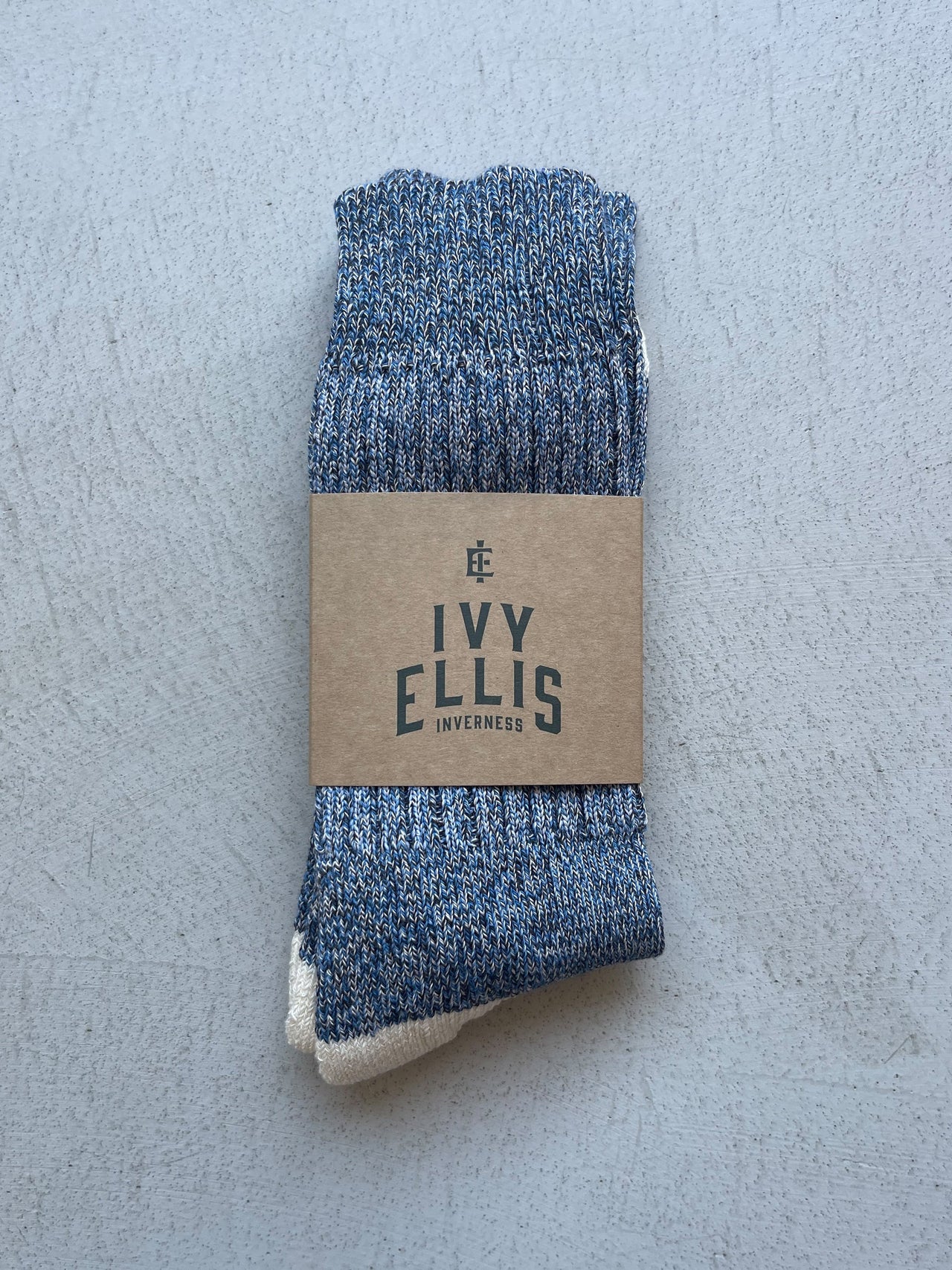 IVY ELLIS MENS CREW LENGTH SOCKS - THE VOYAGER