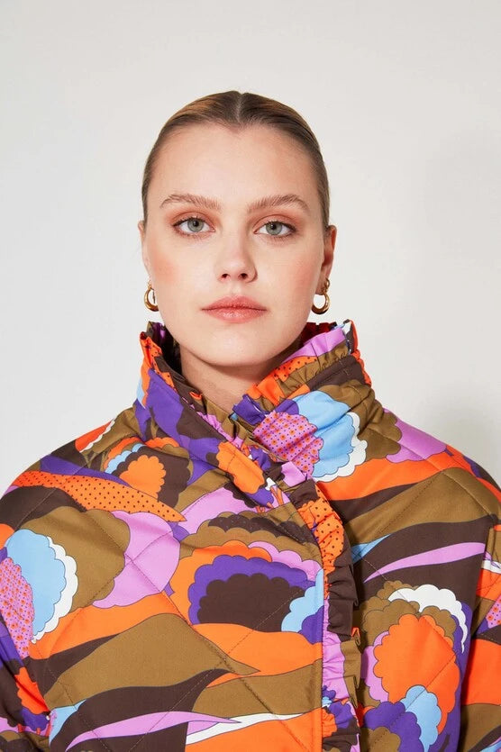 MANOUSH COUNTRY POP PUFF JACKET - MULTICOLORED