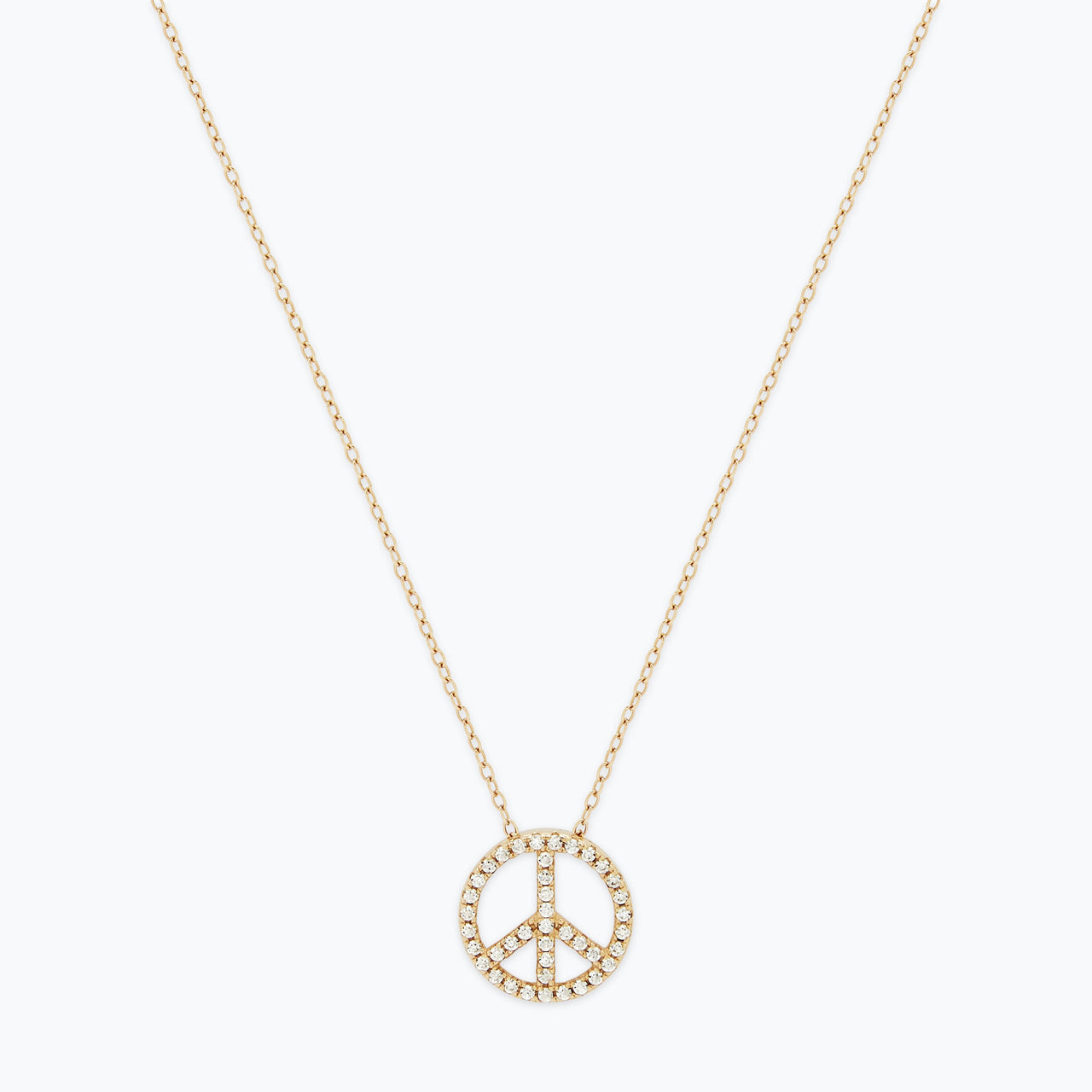 PHYLLIS & ROSIE ANGEL NECKLACE - YELLOW GOLD