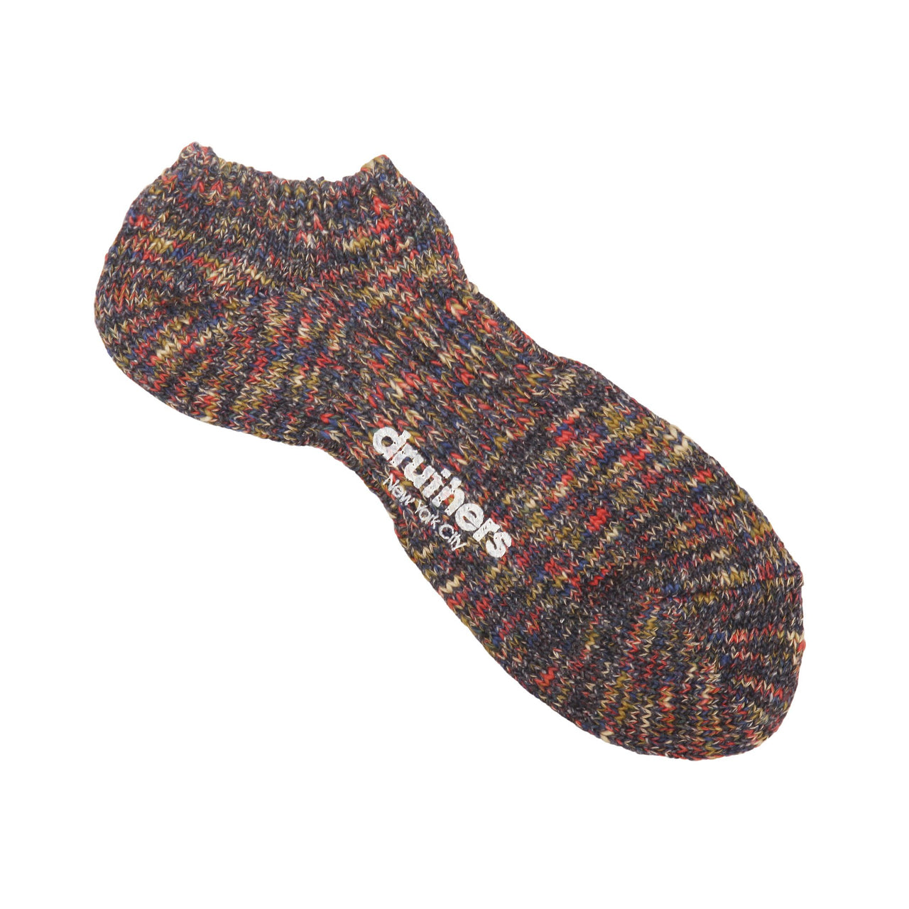 DRUTHERS RECYCLED COTTON MÉLANGE ANKLE SOCK - 3 COLORS