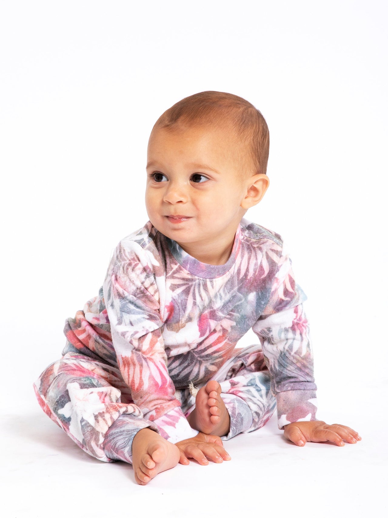 SOL ANGELES KIDS JUNGLE FLORAL HACCI PULLOVER