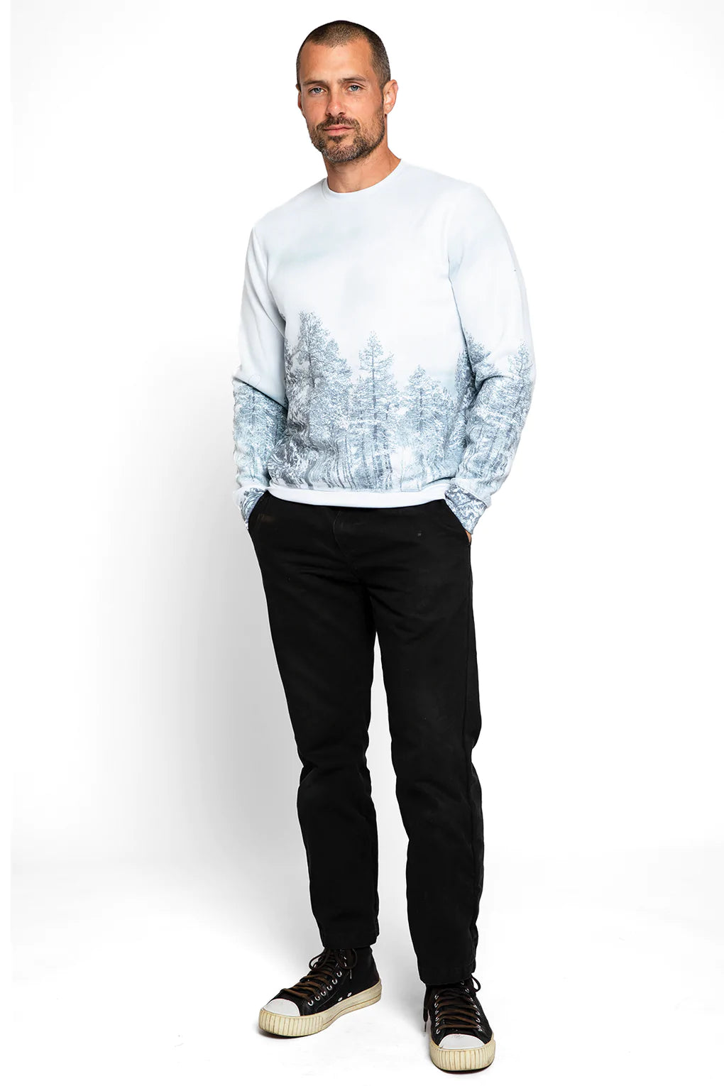 SOL ANGELES MENS WHITE OUT PULLOVER