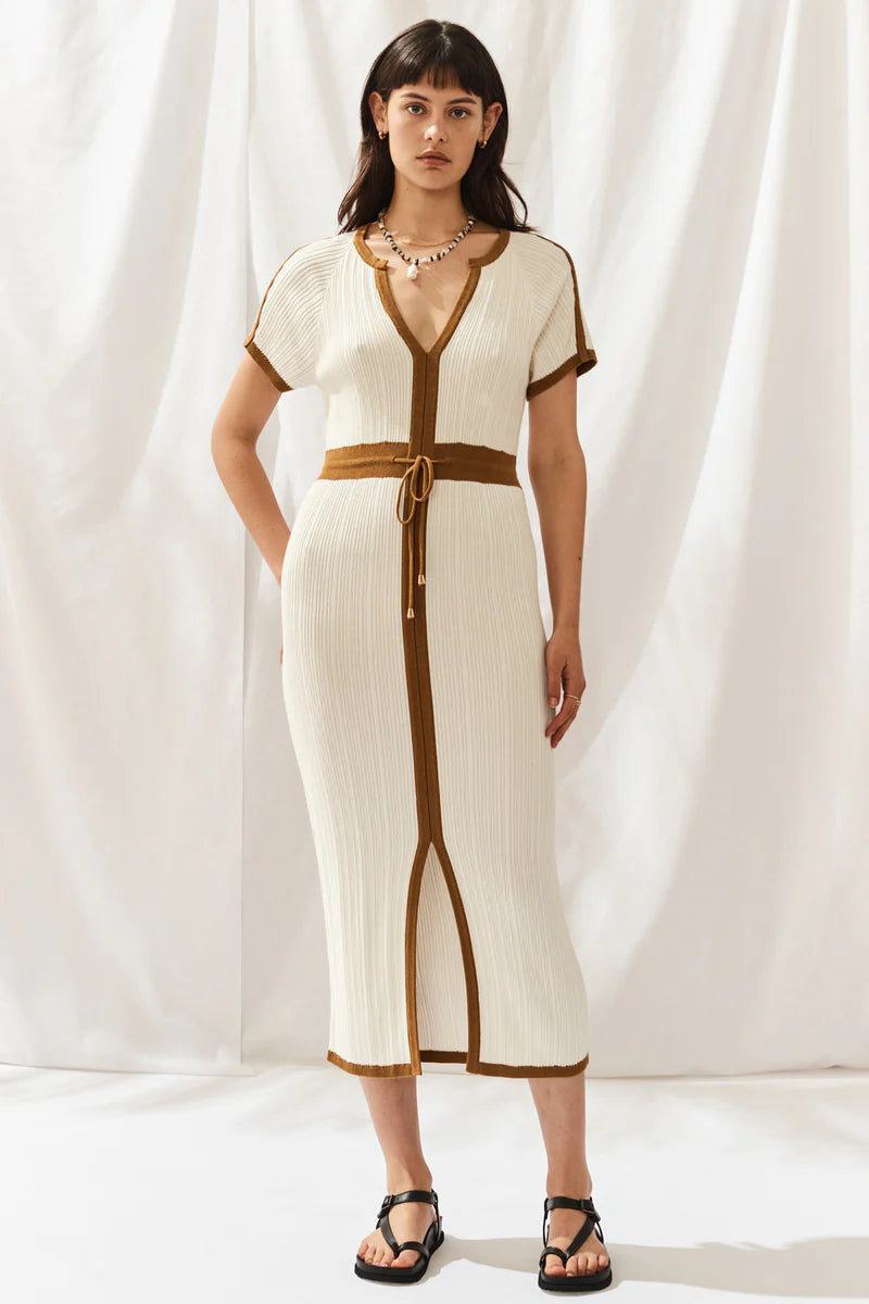 SANCIA THE CELONI DRESS - OFF WHITE
