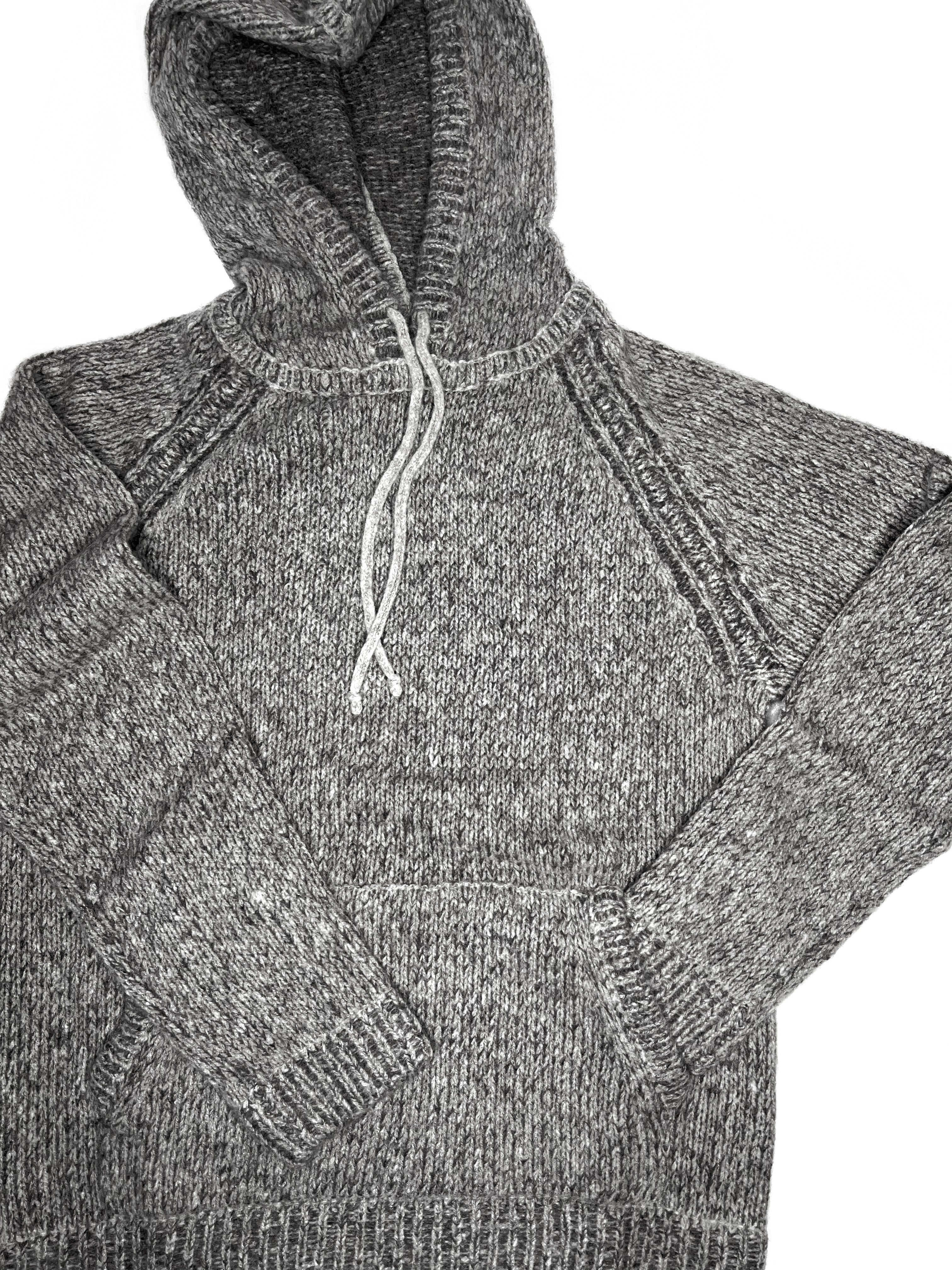 AUTUMN CASHMERE HOODIE WITH PLATED HAZEL MUSK