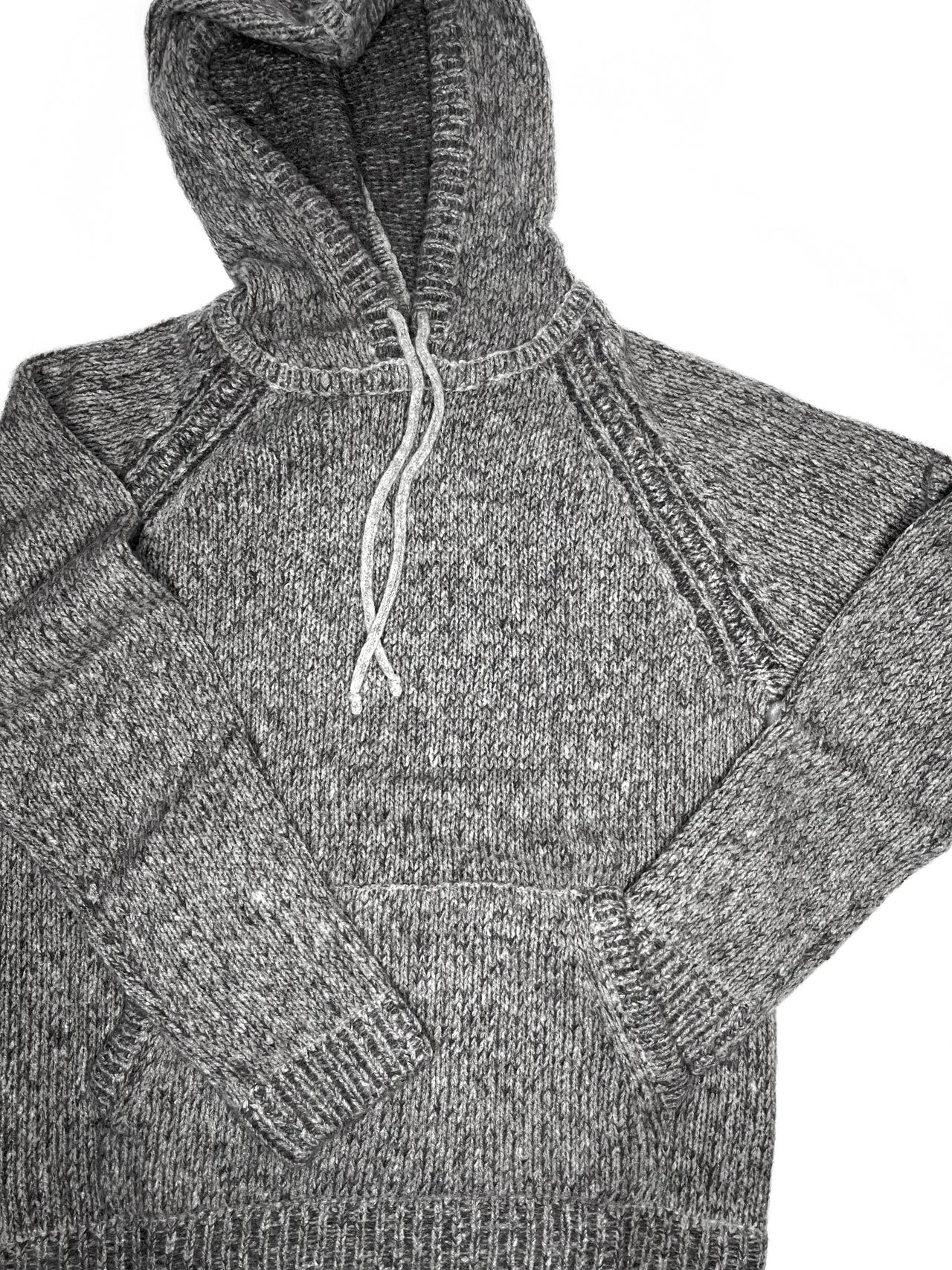 AUTUMN CASHMERE HOODIE WITH PLATED - HAZEL/MUSK
