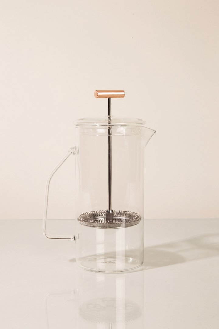 YIELD GLASS FRENCH PRESS - CLEAR