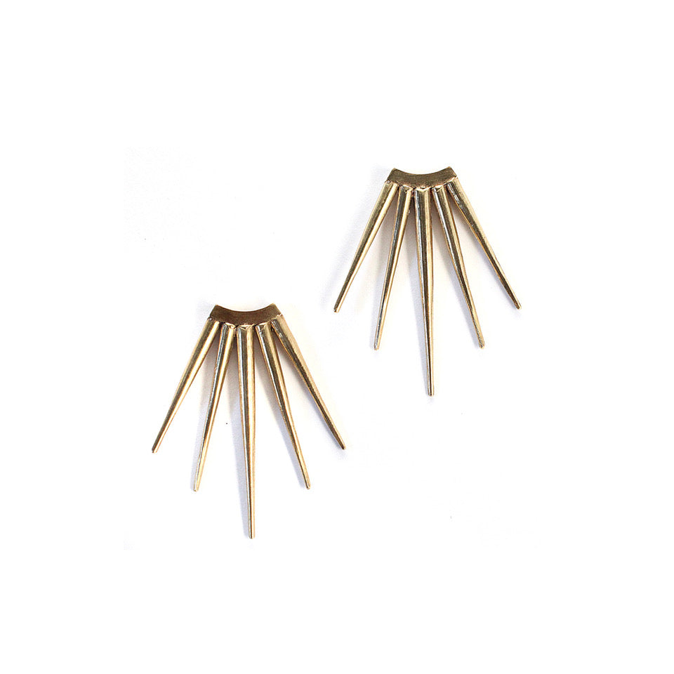 K/LLER COLLECTION LARGE QUILL BURST EARRINGS