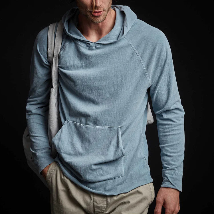 JAMES PERSE MENS RECYCLED BRUSHED JERSEY HOODY - 3 COLORS