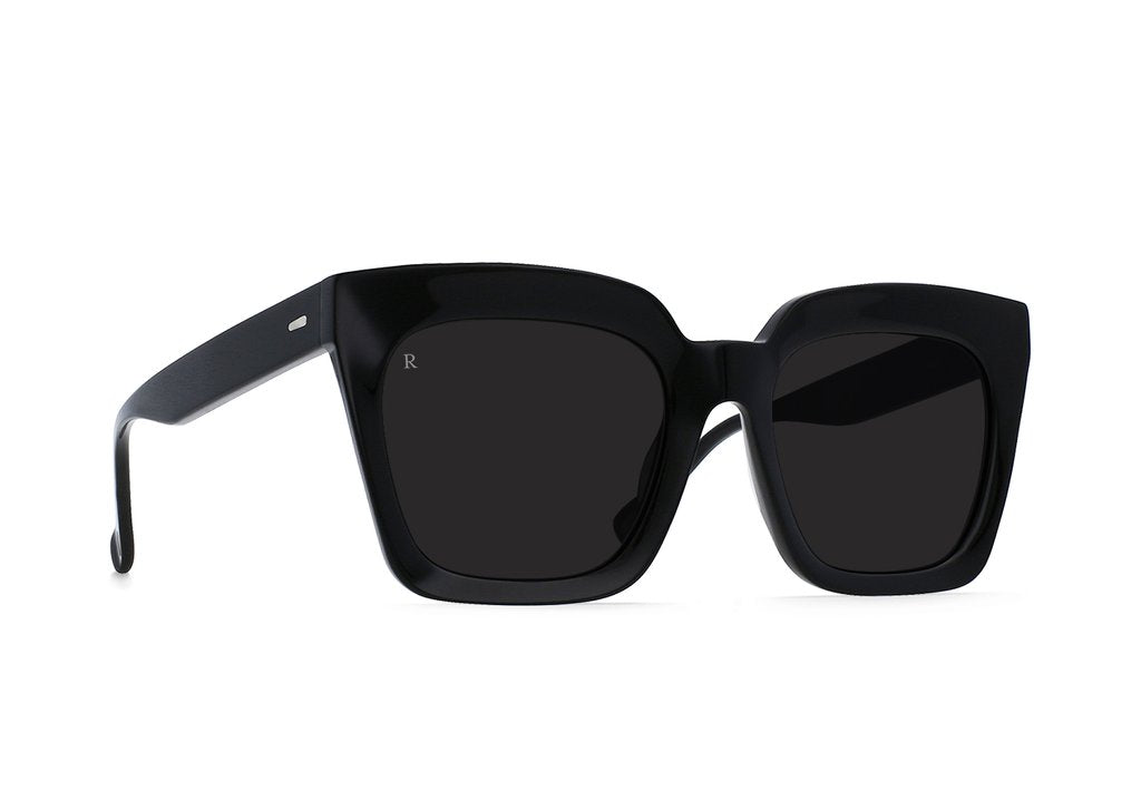 RAEN VINE SUNGLASSES - BLACK / DARK SMOKE