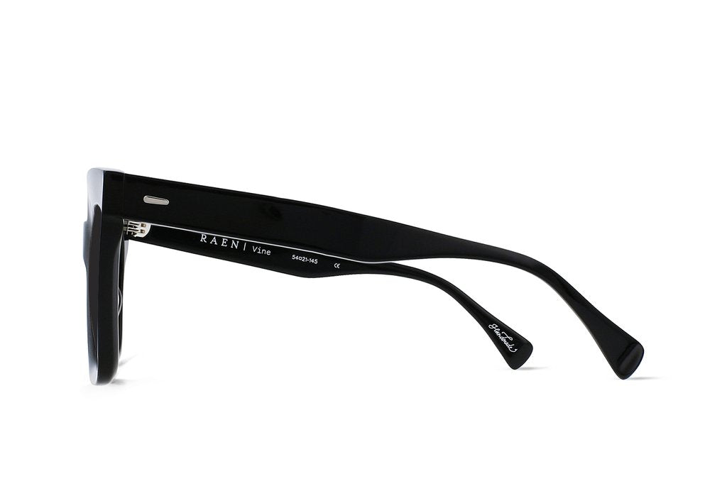 RAEN VINE SUNGLASSES - BLACK / DARK SMOKE