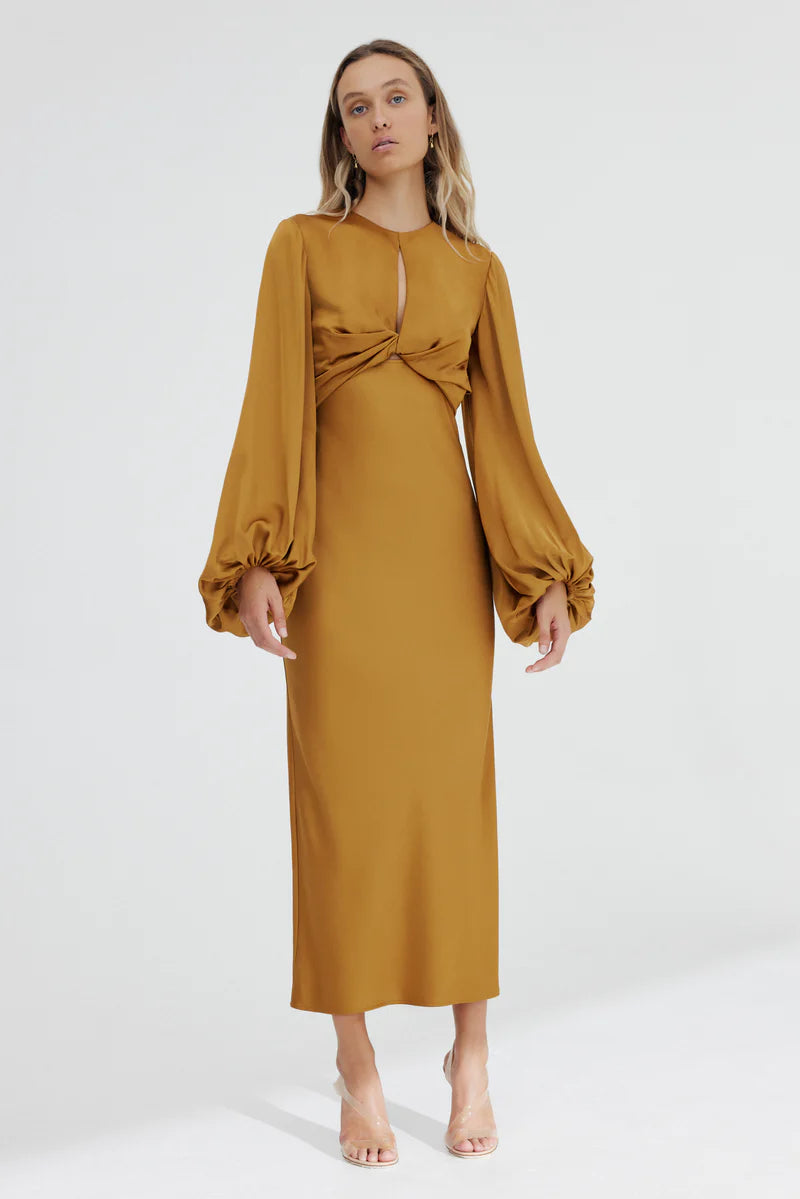 SIGNIFICANT OTHER DEMI DRESS - COPPER