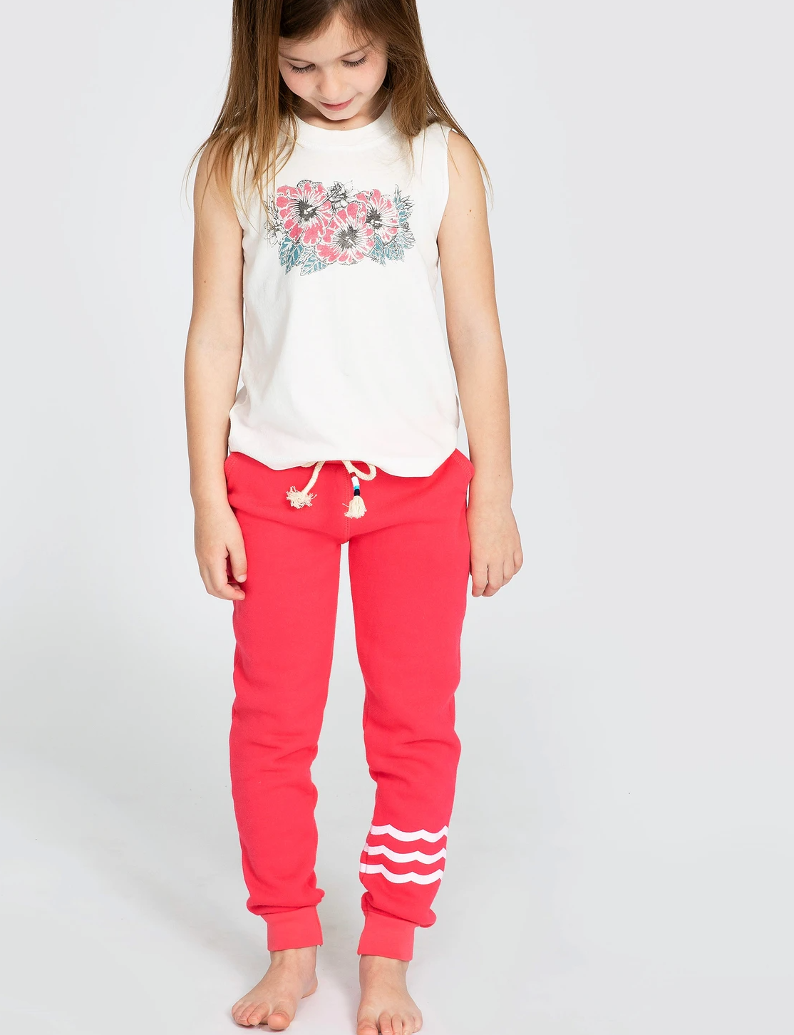 SOL ANGELES KIDS HIBISCUS MUSCLE TANK