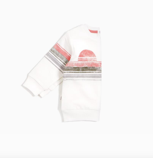 MILES INFANT LAKEVIEW SWEATSHIRT - OFF-WHITE