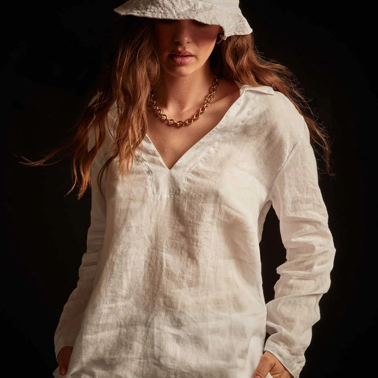 james perse linen shirt