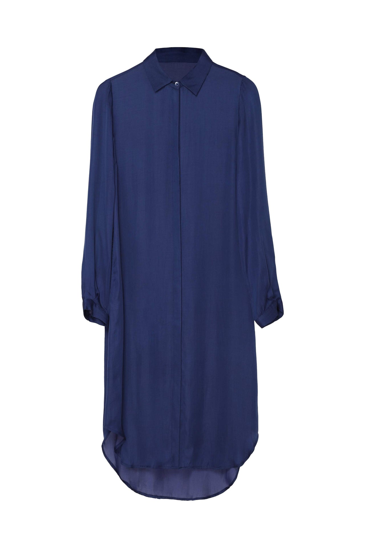 NEU NOMADS ESSENTIAL SHIRT DRESS- LAPIS BLUE